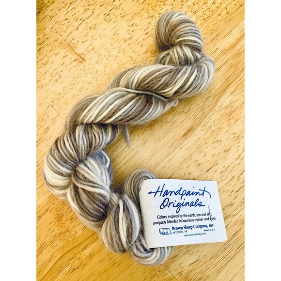 Brown Sheep Co. Handpainted Sandy Dune Mohair Wool Hank Mothproofed Lot 018 - Picture 2 of 4